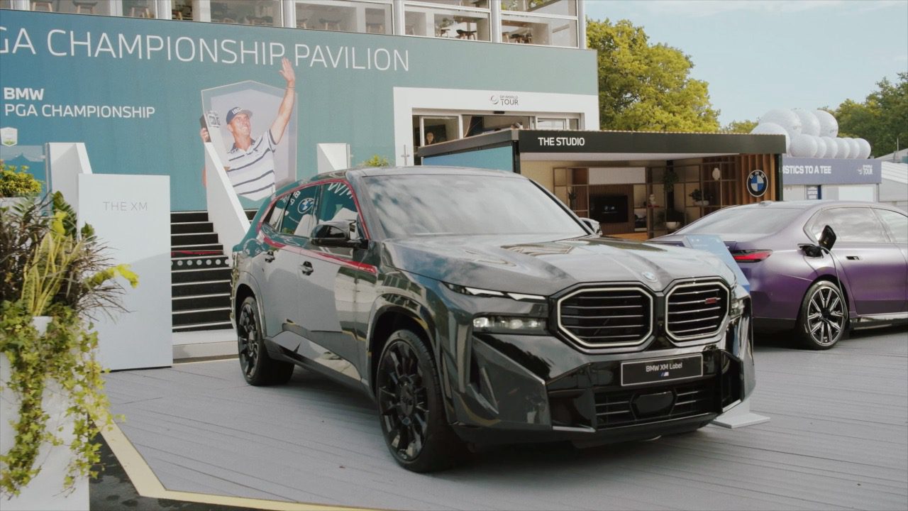 BMW XM Label on display at PGA Wentworth